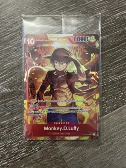 Monkey.D.Luffy  ST10-006 SR Sealed Sealed Promo One Piece CARD Treasure Booster - Image 1