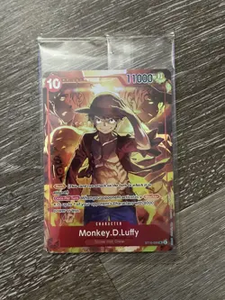 Monkey.D.Luffy  ST10-006 SR Sealed Sealed Promo One Piece CARD Treasure Booster - Image 4