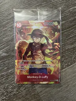 Monkey.D.Luffy  ST10-006 SR Sealed Sealed Promo One Piece CARD Treasure Booster - Image 7