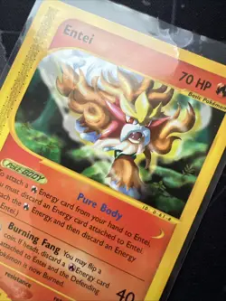Entei 10/147 Aquapolis Non-Holo Rare E-Reader  - Pokemon TCG Cards - Image 5