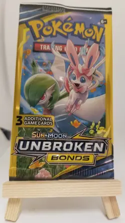Pokemon 2019 Unbroken Bonds 3 Card Booster Pack Unweighed New Factory Sealed - Image 3