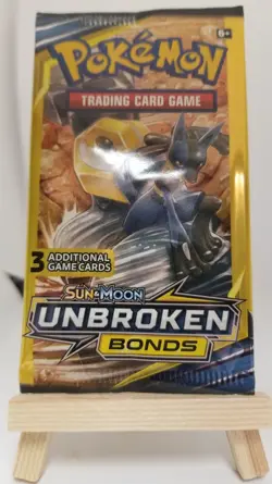 Pokemon 2019 Unbroken Bonds 3 Card Booster Pack Unweighed New Factory Sealed - Image 5
