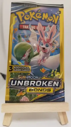 Pokemon 2019 Unbroken Bonds 3 Card Booster Pack Unweighed New Factory Sealed - Image 8