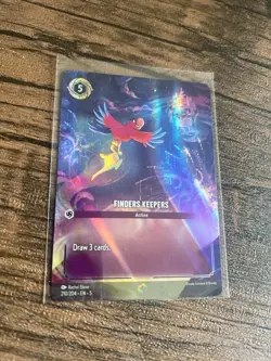 Disney Lorcana Shimmering Skies Enchanted Card 210/204 Finders Keepers - Image 2