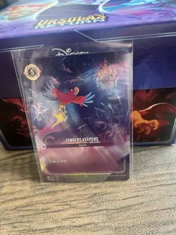 Disney Lorcana Shimmering Skies Enchanted Card 210/204 Finders Keepers - Image 5