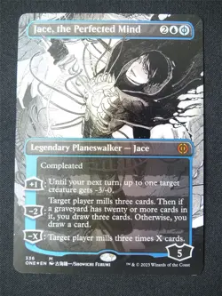 Jace The perfected Mind Borderless Foil - ONE - Mtg Card #10W - Image 1