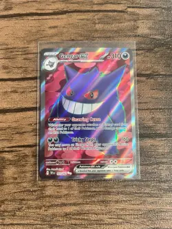 Pokémon Gengar EX Full Art TCG Temporal Forces 193/162 Card Near Mint Condition - Image 1
