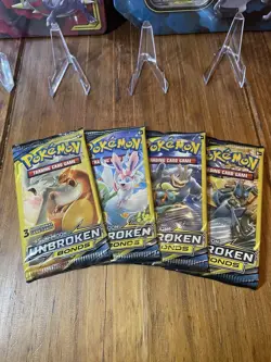 🔥Pokemon Sun & Moon Unbroken Bonds 3 Card Mini Booster Pack -4 Packs- Art Set🔥 - Image 2