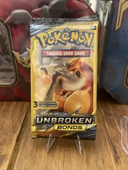 🔥Pokemon Sun & Moon Unbroken Bonds 3 Card Mini Booster Pack -4 Packs- Art Set🔥 - Image 3