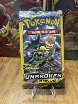 🔥Pokemon Sun & Moon Unbroken Bonds 3 Card Mini Booster Pack -4 Packs- Art Set🔥 - Image 4