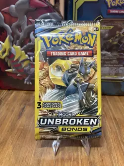 🔥Pokemon Sun & Moon Unbroken Bonds 3 Card Mini Booster Pack -4 Packs- Art Set🔥 - Image 5