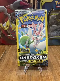 🔥Pokemon Sun & Moon Unbroken Bonds 3 Card Mini Booster Pack -4 Packs- Art Set🔥 - Image 6
