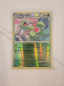 Pokemon Card Meganium - Call of Legends (Reverse Holo Rare 27/95) - LP/NM - Image 1