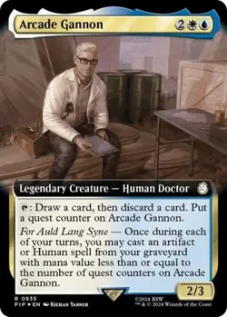 Arcade Gannon (Extended Art) (Surge Foil) -Foil Near Mint MTG - Image 2