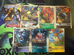 Digimon - Store Champion Cards - 7 Card Bundle NM - Image 6