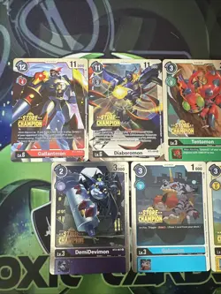 Digimon - Store Champion Cards - 7 Card Bundle NM - Image 7
