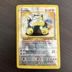 Vintage 90’s Vending Pokemon Sticker Card English Butterfly Holo Snorlax Rare - Image 1