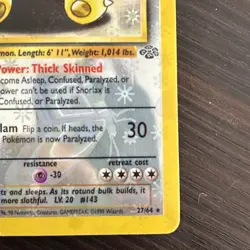 Vintage 90’s Vending Pokemon Sticker Card English Butterfly Holo Snorlax Rare - Image 8