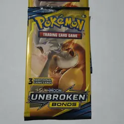 Pokemon 2019 Unbroken Bonds 3 Card Booster Pack Unweighted New Factory Sealed - Image 6