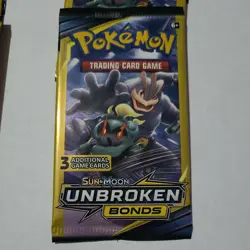 Pokemon 2019 Unbroken Bonds 3 Card Booster Pack Unweighted New Factory Sealed - Image 8