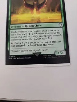 MTG Miscut/Sheetcut Cathedral Acolyte Universes Beyond: Fallout Regular (0075) - Image 3