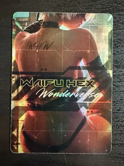Custom Trading Card 2B Nier Automata Sith Lord Goddess  Waifu Anime Holo Foil - Image 4