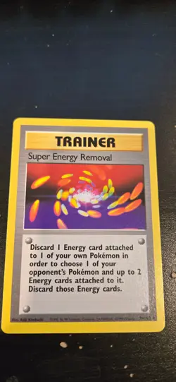 VLP Base Set Super Energy Removal 79/102 Trainer Card - Image 7