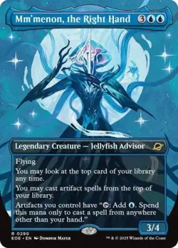 NM R - Mm'menon, the Right Hand (Borderless): Edge of Eternities - Image 2