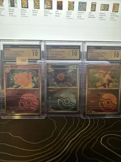 Graded Pokemon Lot CGC 10 3 Cards - Image 2