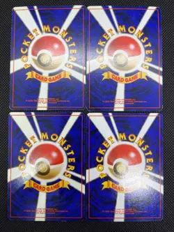 (LP/MP) Misty's Tears Pokemon 1998 Gym Heroes Banned Card Japanese 4 Set Trainer - Image 2