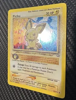 Pichu [Holo Rare] 12/111 - Neo Genesis - PokÃ©mon Card  - Image 3