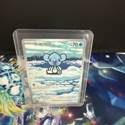 Pokemon TCG - Cubchoo - 109/086 - Illustration Rare - SV: Black Bolt - Image 1