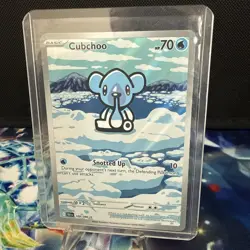 Pokemon TCG - Cubchoo - 109/086 - Illustration Rare - SV: Black Bolt - Image 2