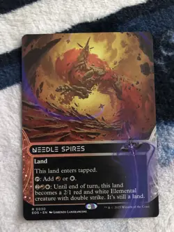 MTG Needle Spires Edge of Eternities: Stellar Sights Borderless Rare  - Image 1