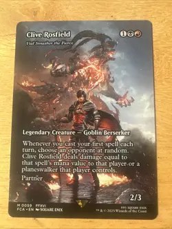 Clive Rosfield Vial Smasher the Fierce 0059 Showcase Final Fantasy MTG Through - Image 1