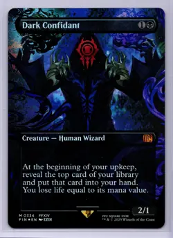 MTG Dark Confidant (Borderless) Final Fantasy Foil 0334 - Image 1