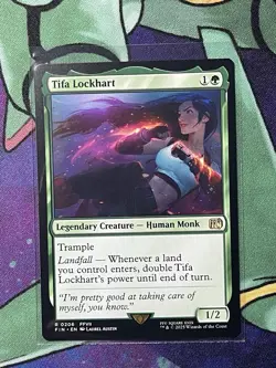 Tifa Lockhart Final Fantasy Magic The Gathering FFVII FIN FF VII 0206 MTG 206 - Image 1