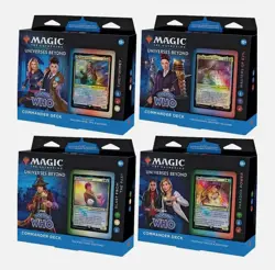 Magic The Gathering Doctor Who Set of 4 Commander Decks MTG Sealed - Image 1