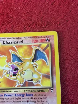 RARE 2002 POKEMON LEGENDARY COLLECTION #3 CHARIZARD (NON-HOLO) Played - Image 2
