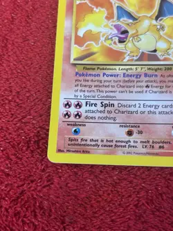 RARE 2002 POKEMON LEGENDARY COLLECTION #3 CHARIZARD (NON-HOLO) Played - Image 4