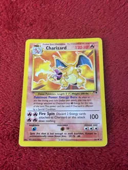 RARE 2002 POKEMON LEGENDARY COLLECTION #3 CHARIZARD (NON-HOLO) Played - Image 6