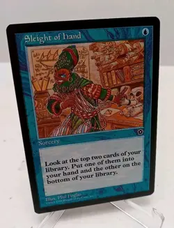 MTG Sleight of Hand Portal Second Age NM-LP+  SEE PICS Blue Common MAGIC - Image 1