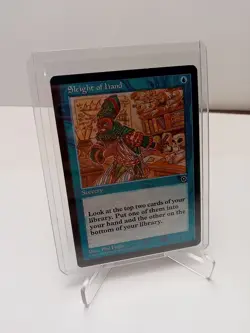 MTG Sleight of Hand Portal Second Age NM-LP+  SEE PICS Blue Common MAGIC - Image 8