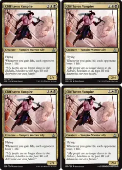 MTG - 4x CLIFFHAVEN VAMPIRE - Oath of the Gatewatch (U) - Image 1