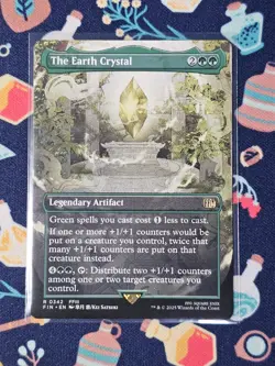 MTG Final Fantasy English The Earth Crystal Borderless 0342 Non-Foil - Image 1