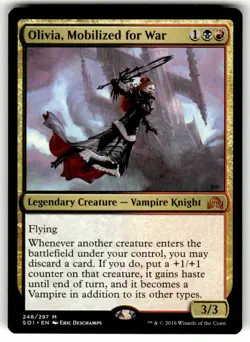 Shadows over Innistrad Olivia, Mobilized for War FOIL Expansion/Mythic - Image 3