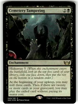 Streets of New Capenna Cemetery Tampering FOIL Expansion/Rare - Image 1