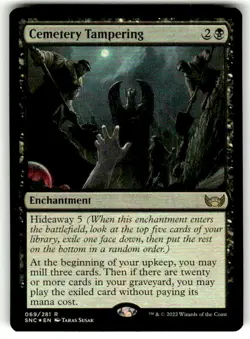 Streets of New Capenna Cemetery Tampering FOIL Expansion/Rare - Image 3