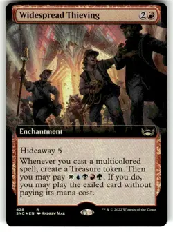 Streets of New Capenna Widespread Thieving FOIL Expansion/Rare - Image 1