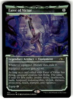Kamigawa: Neon Dynasty Eater of Virtue FOIL Expansion/Rare - Image 1